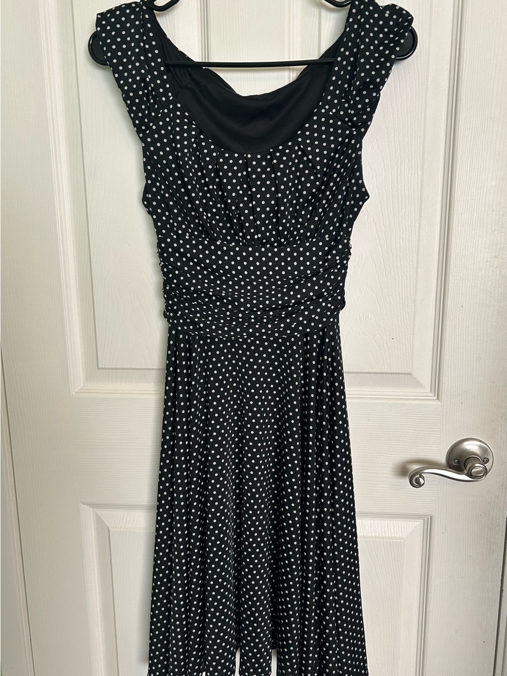 Classic Black Polka Dot Dress